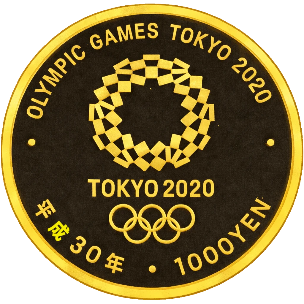 2020年東京オリンピック競技大会記念1万円金貨（4次） 裏面