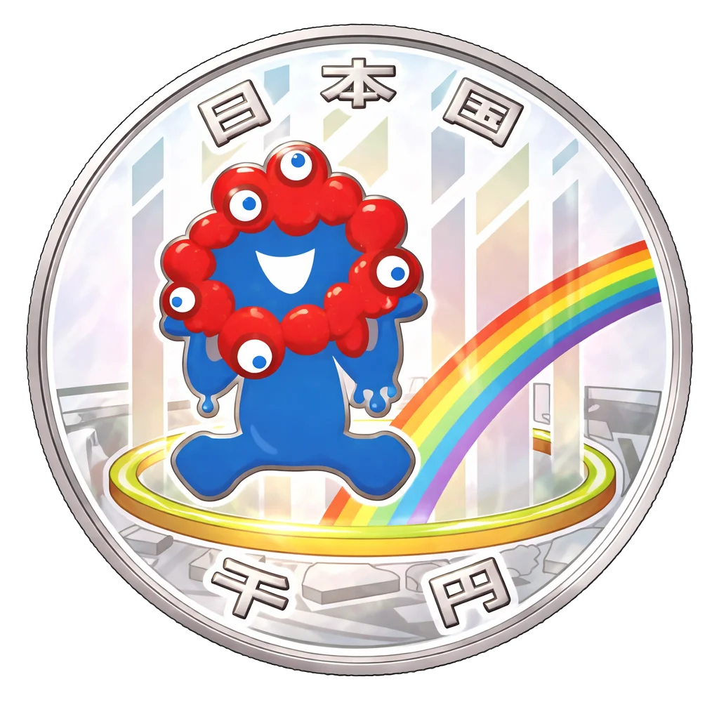 2025年日本国際博覧会記念千円銀貨（第三次発行） 裏面