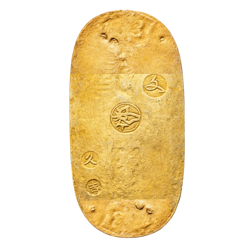 文政小判金 裏面