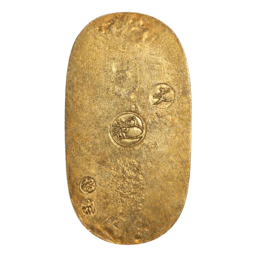 元文小判金 裏面