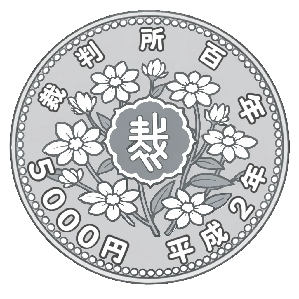裁判所制度100周年記念5千円銀貨