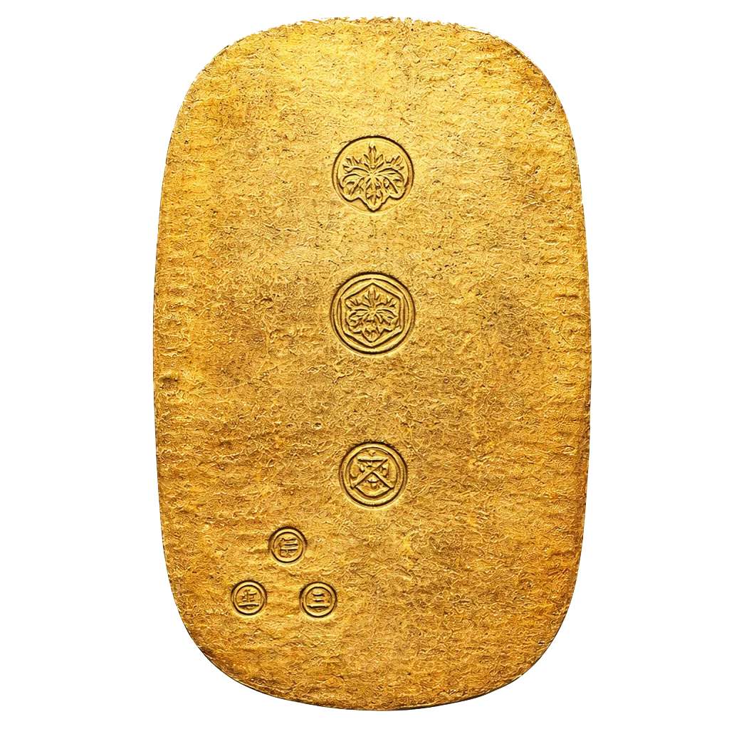 天保大判金 裏面