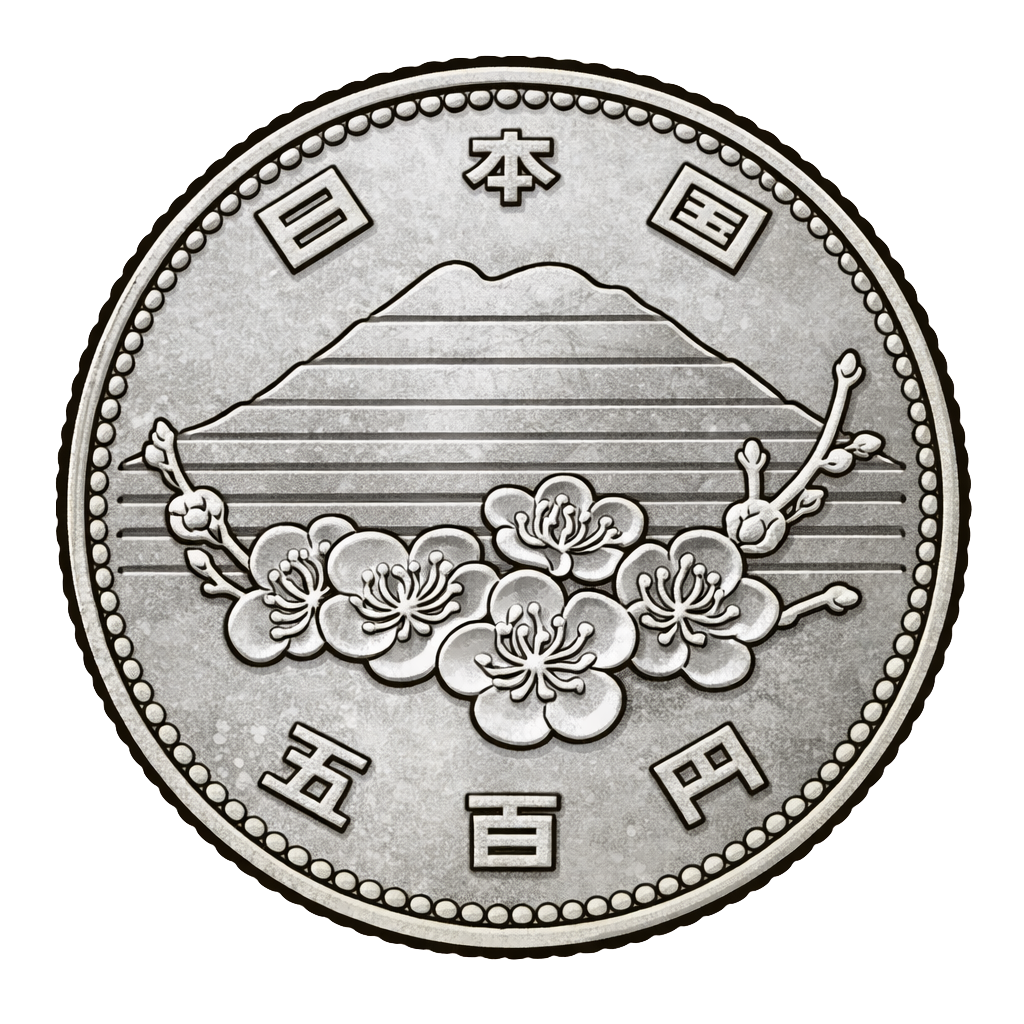 つくば国際科学技術博覧会記念500円白銅貨 裏面