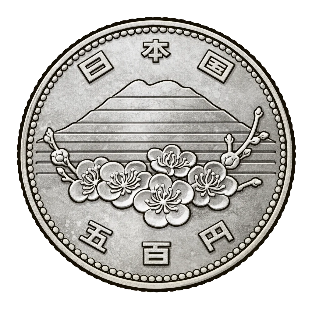 つくば国際科学技術博覧会記念500円白銅貨 裏面