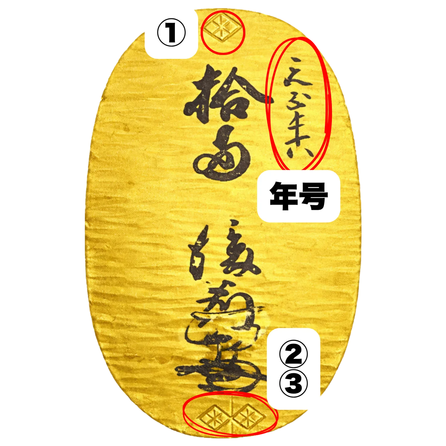 天正大判 天正菱大判金とは？特徴と見分け方 | 古銭場
